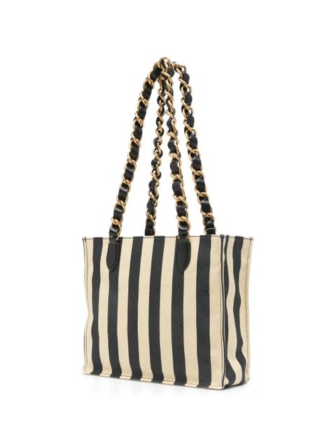 Valentino Garavani VLogo jacquard shoulder bag - Black