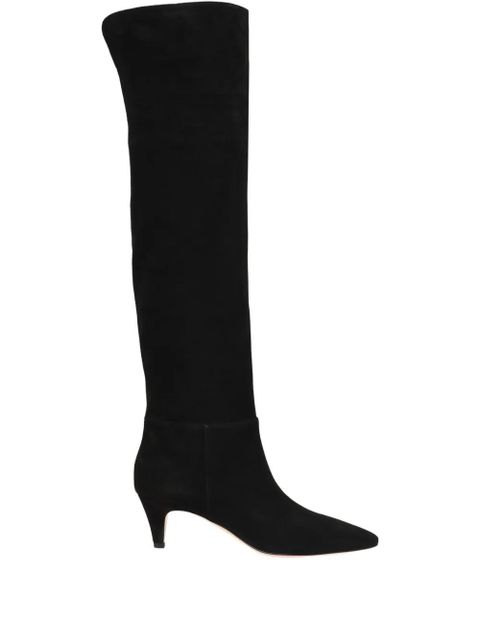 Gianvito Rossi knee-high pointed-toe boots - Black - zdjęcie produktu nr 1