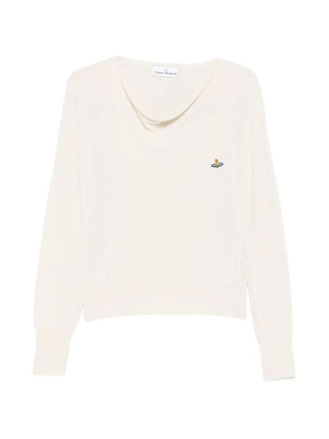 Vivienne Westwood logo-embroidered sweatshirt - Neutrals - zdjęcie produktu nr 1