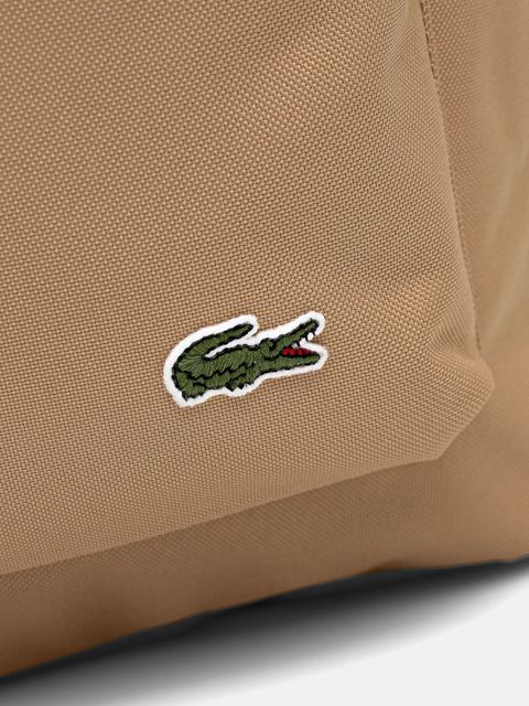 Lacoste plecak kolor zielony duży gładki NU5180NE