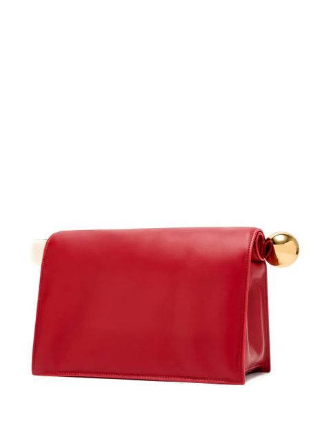 Jacquemus golden hardware clutch bag - Red - zdjęcie produktu nr 2