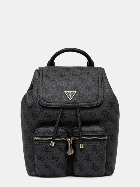 Guess plecak MANHATTAN damski kolor szary mały wzorzysty HWSG71 18310 - zdjęcie produktu nr 1