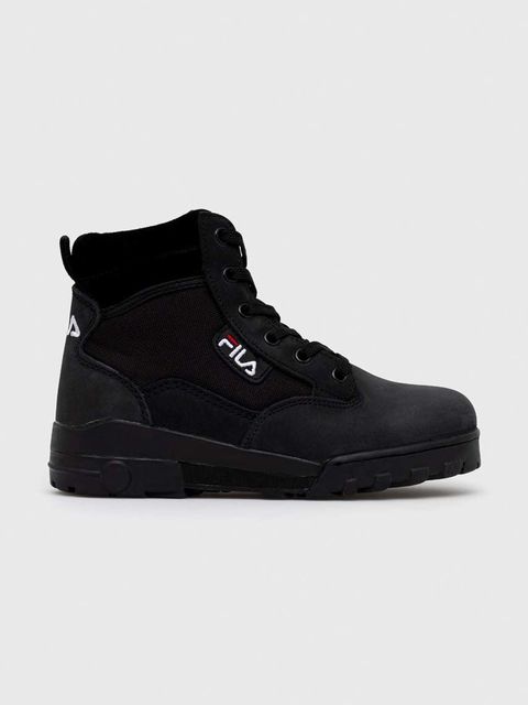 Fila workery GRUNGE damskie kolor czarny na platformie - zdjęcie produktu nr 1