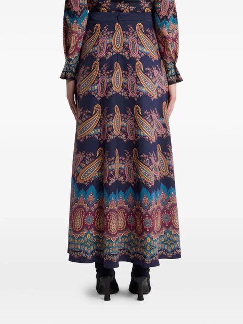 ETRO paisley-print maxi skirt - Blue - zdjęcie produktu nr 2