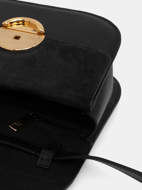 Furla torebka skórzana kolor czarny WB01737.BX0428.O6000