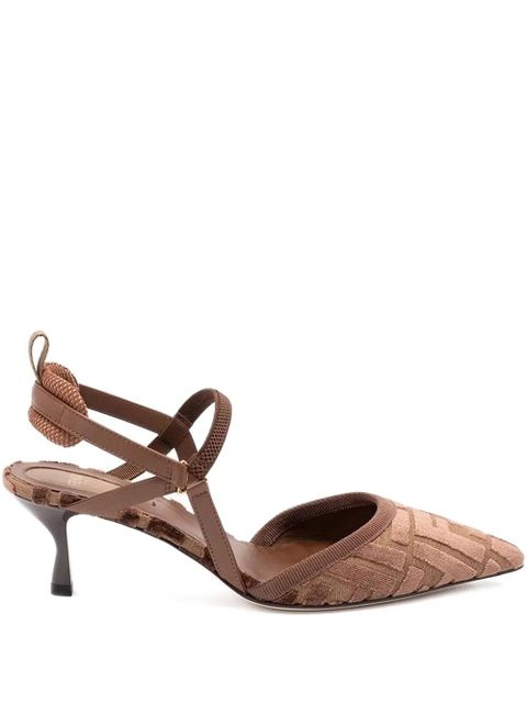 FENDI 55mm Colibrì Lite pumps - Brown - zdjęcie produktu nr 1