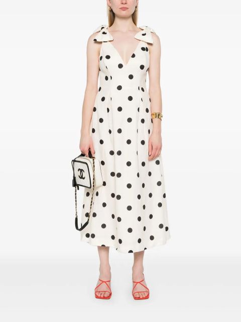 ZIMMERMANN Crush midi dress - Neutrals