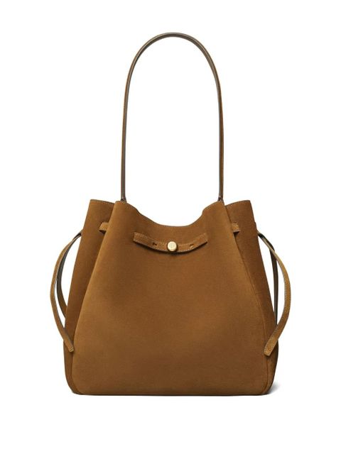 Tory Burch large Romy suede shoulder bag - Brown - zdjęcie produktu nr 2