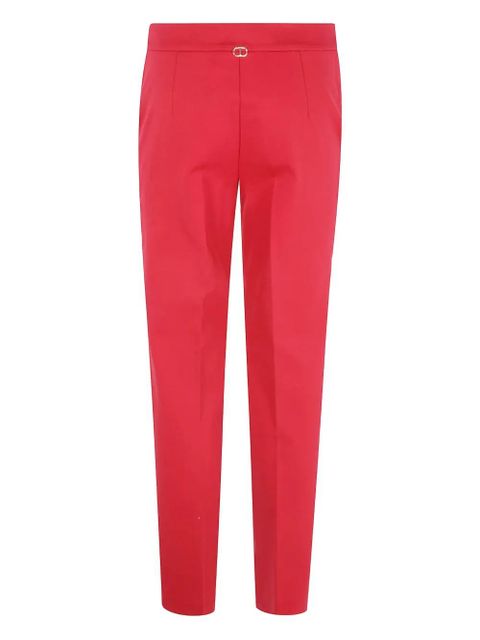 TWINSET logo-plaque trousers - Red - zdjęcie produktu nr 2