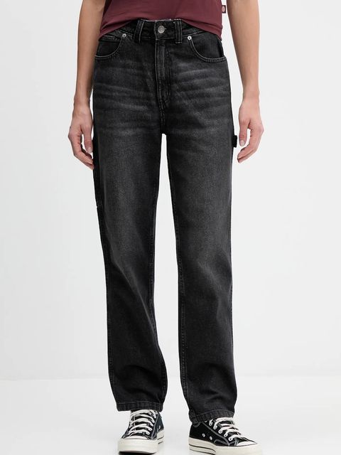 Dickies jeansy ELLENDALE DENIM damskie high waist DK0A4XEK - zdjęcie produktu nr 1