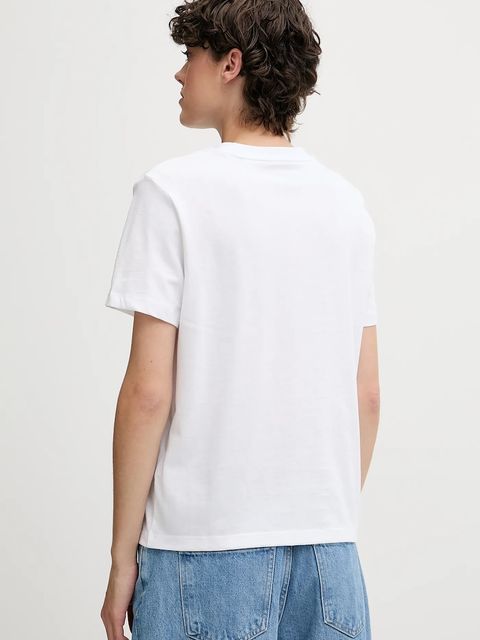 Calvin Klein Jeans t-shirt bawełniany damski kolor biały LV047C912G - zdjęcie produktu nr 2