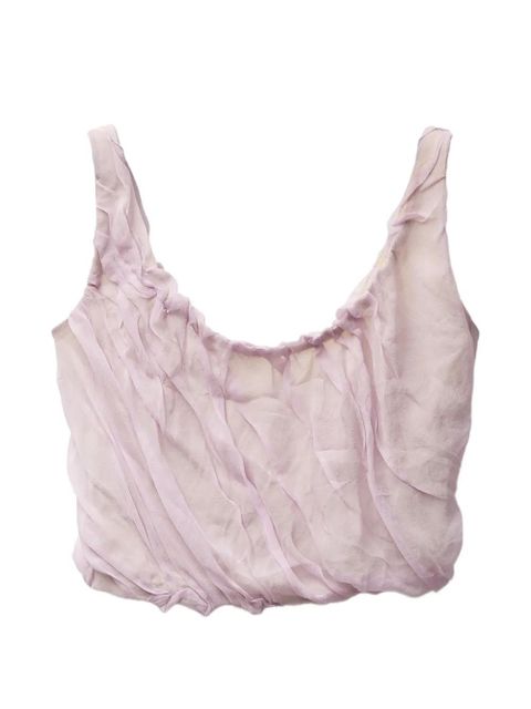 Versace pleated top - Purple - zdjęcie produktu nr 1