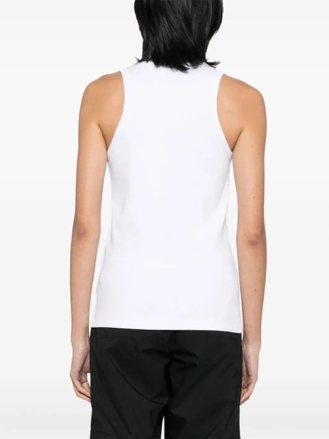 Moncler logo-patch tank top - White - zdjęcie produktu nr 2