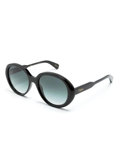 Chloé Eyewear Gayia round-frame sunglasses - Black - zdjęcie produktu nr 2
