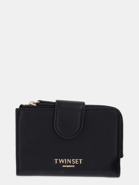 Twinset portfel damski kolor czarny 252TL8014 - zdjęcie produktu nr 1
