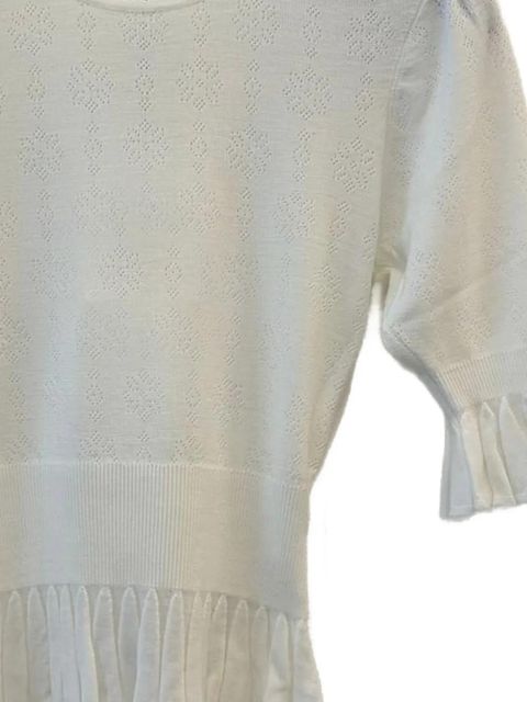 Chloé ruffled T-shirt - White - zdjęcie produktu nr 2