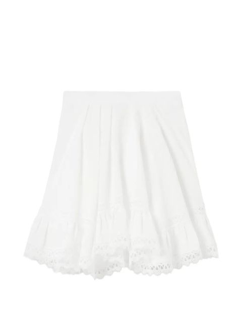 Claudie Pierlot ruffled A-line skirt - White - zdjęcie produktu nr 1