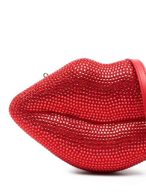 Simon Miller crystal-embellished clutch bag - Red