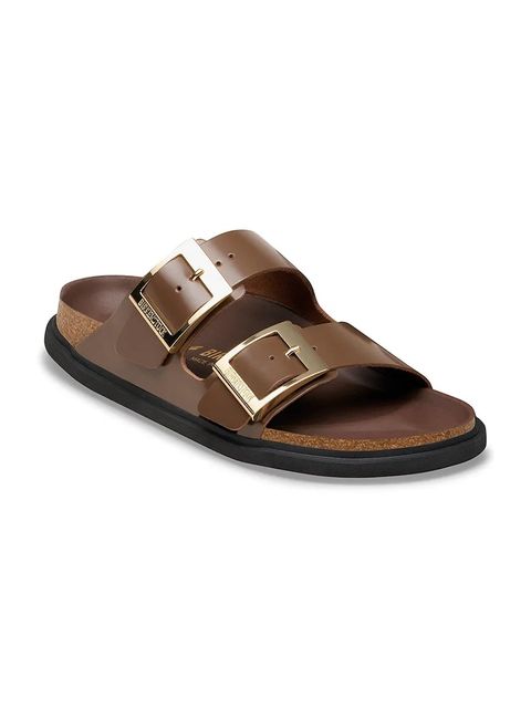 Birkenstock klapki skórzane Arizona Droplet Buckle - zdjęcie produktu nr 1