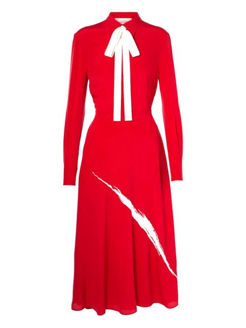 Valentino Garavani bow-fastening dress - Red - zdjęcie produktu nr 2