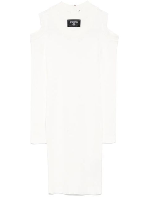Balmain ribbed mini dress - White - zdjęcie produktu nr 1