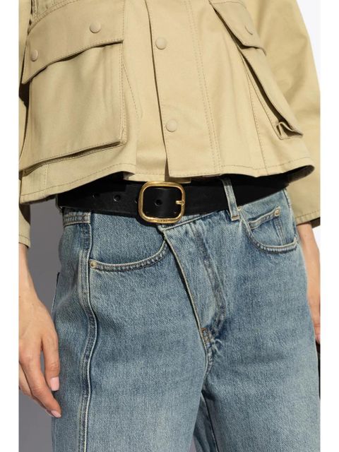 LOEWE logo-engraved belt - Black