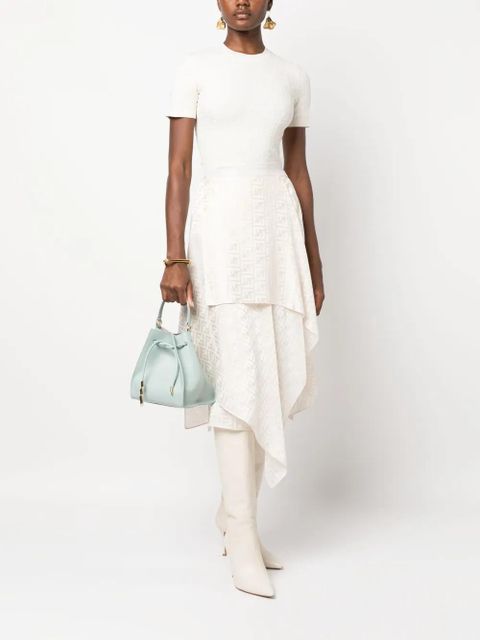 Lanvin Sequence leather tote bag - Blue - zdjęcie produktu nr 2