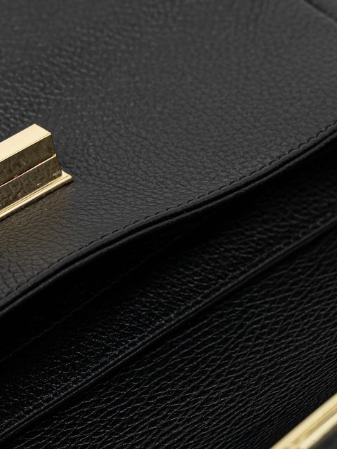 Answear.LAB torebka skórzana kolor czarny