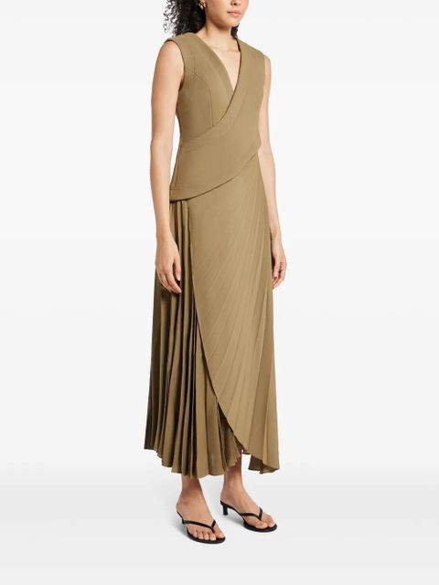 Acler asymmetric dress - Neutrals