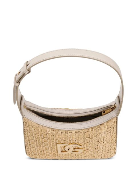 Dolce & Gabbana rafia crochet shoulder bag - Neutrals