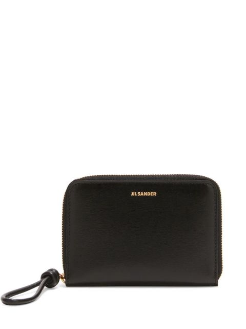 Jil Sander all-around zip leather wallet - Black - zdjęcie produktu nr 1