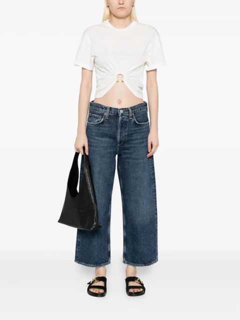 AGOLDE Arc cotton jeans - Blue - zdjęcie produktu nr 2