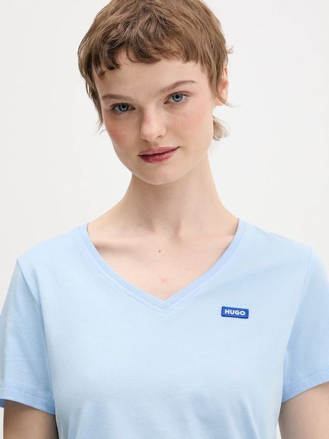 Hugo Blue t-shirt bawełniany Classic V_B