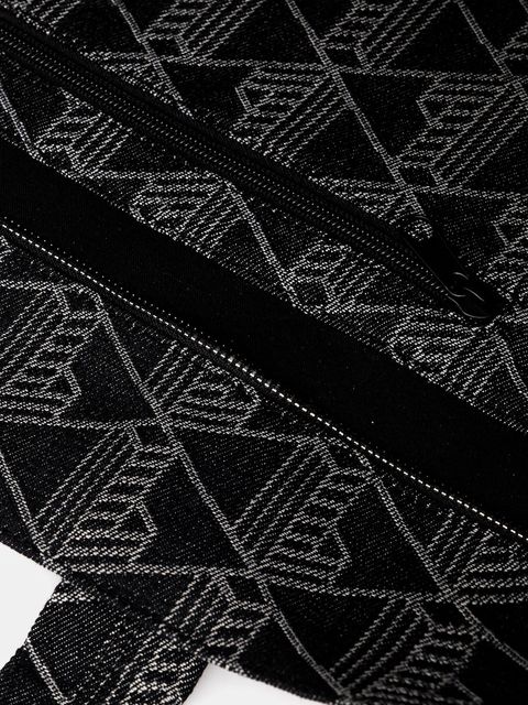 Lacoste torebka bawełniana kolor czarny NU4994PB