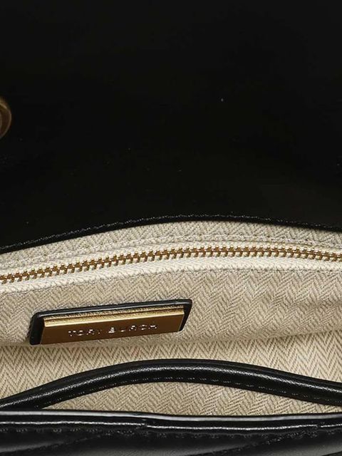 Tory Burch small Kira Chevron shoulder bag - Black