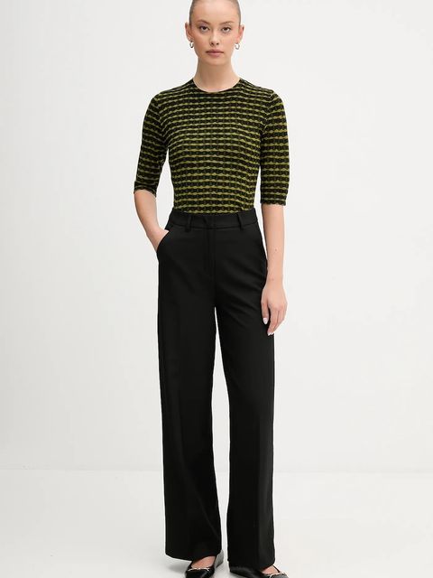 United Colors of Benetton sweter damski kolor zielony lekki 12F3D10EE