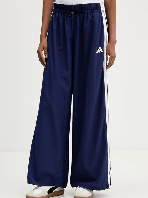 adidas spodnie dresowe Essentials damskie kolor granatowy z aplikacją JV5328