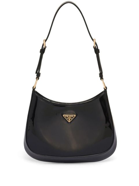 Prada Cleo patent-leather shoulder bag - Black - zdjęcie produktu nr 1