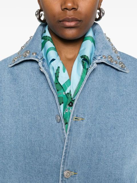 Coperni studded denim jacket - Blue