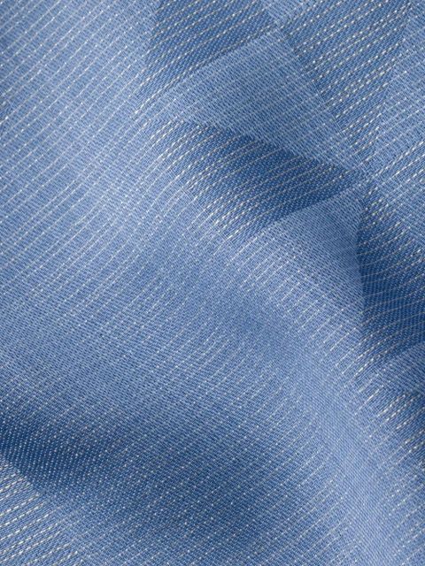 Prada wool-silk blend shawl - Blue - zdjęcie produktu nr 2