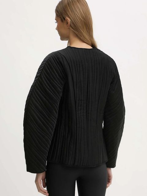 The Sleeper kurtka kolor czarny przejściowa oversize HBJC03P002N