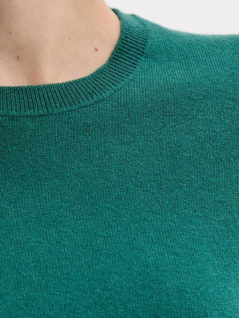 United Colors of Benetton sweter wełniany damski kolor zielony lekki 1002D1K01 - zdjęcie produktu nr 2