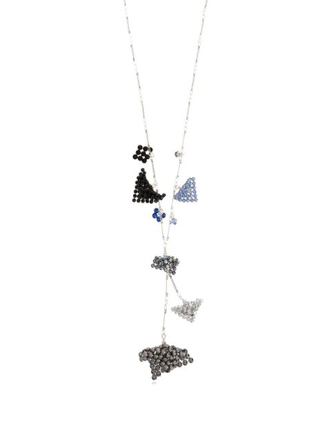 ISABEL MARANT beaded-charm necklace - Silver