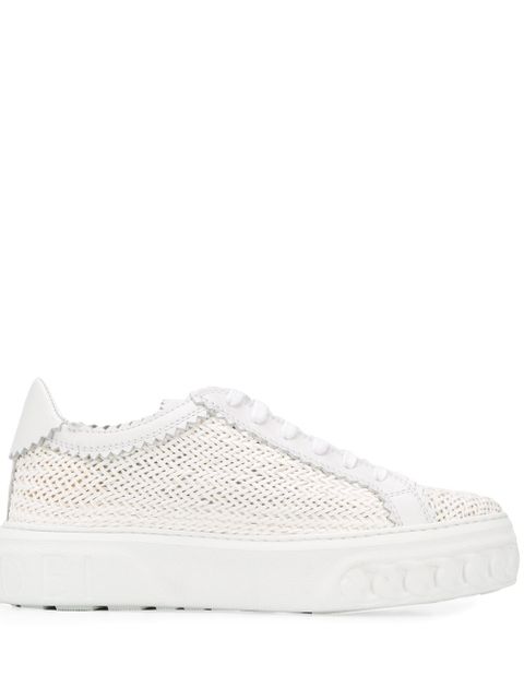 Casadei woven low-top sneakers - White - zdjęcie produktu nr 1
