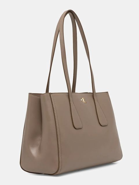 Calvin Klein torebka kolor beżowy LV04F3442G