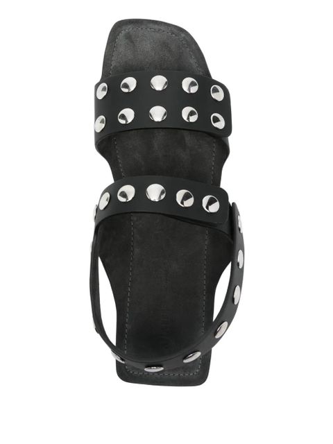 KHAITE Boden flat sandals - Black