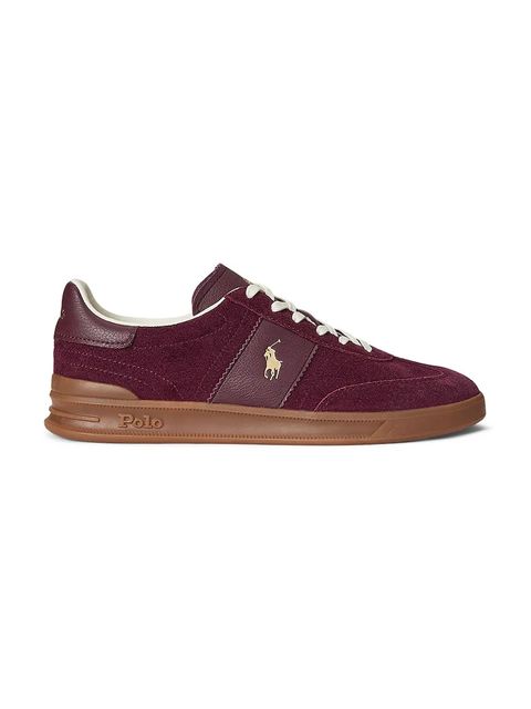 Polo Ralph Lauren sneakersy zamszowe Hrt Aera Pp kolor bordowy 809973707003 - zdjęcie produktu nr 1