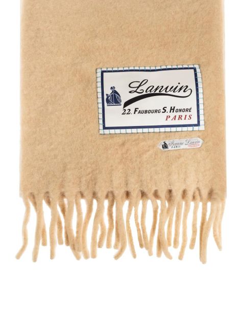 Lanvin fringed scarf - Neutrals