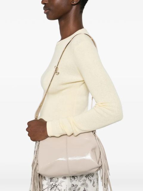 Maje Miss Mini Naplack crossbody bag - Neutrals - zdjęcie produktu nr 2