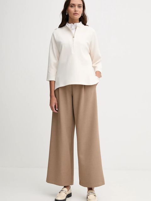 Joop! bluza damska kolor beżowy gładka 30048596